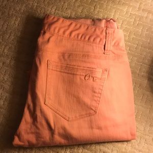 American Rag Coral sz 7 Skinny Jeans